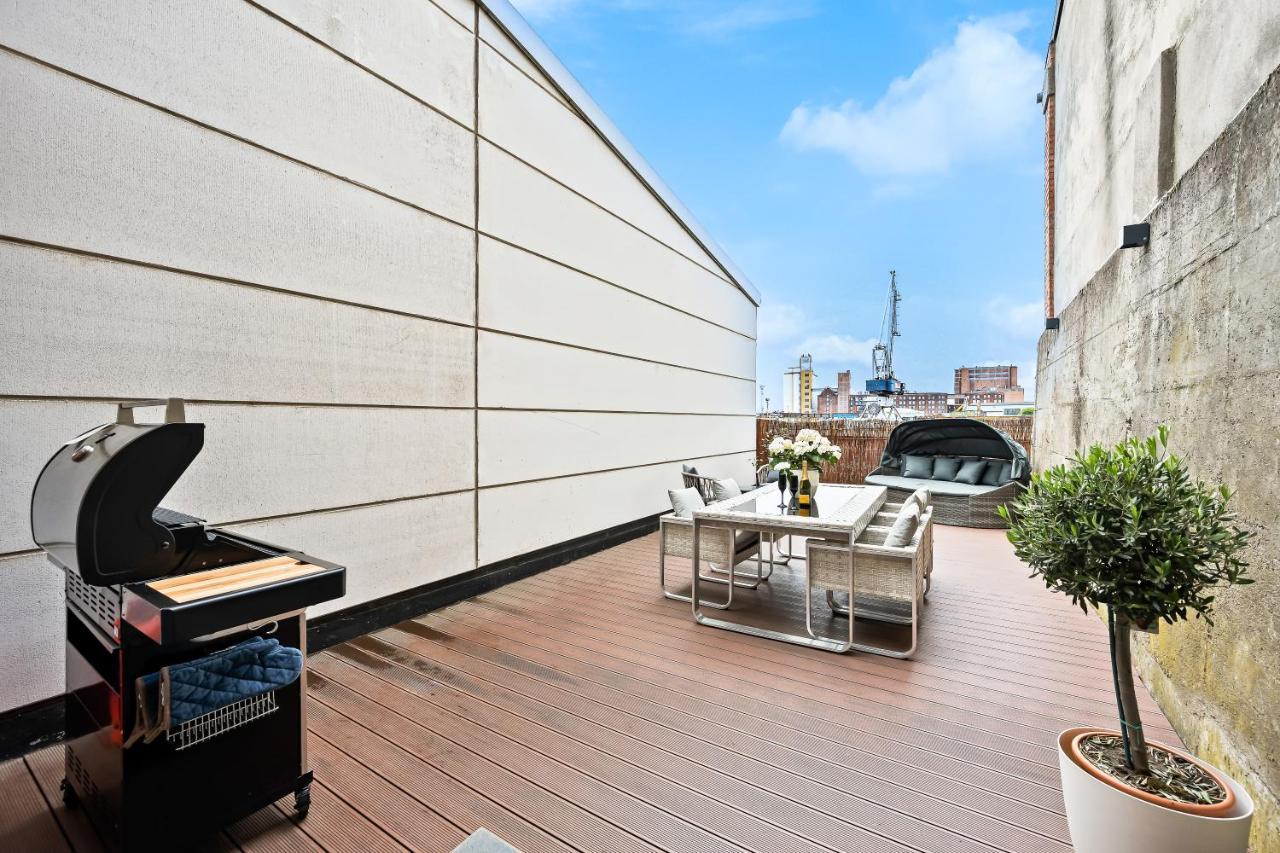 Lit Living - Luxus Loft - Box Spring - Air Con - Bbq - Panorama Apartment MHG Exterior photo