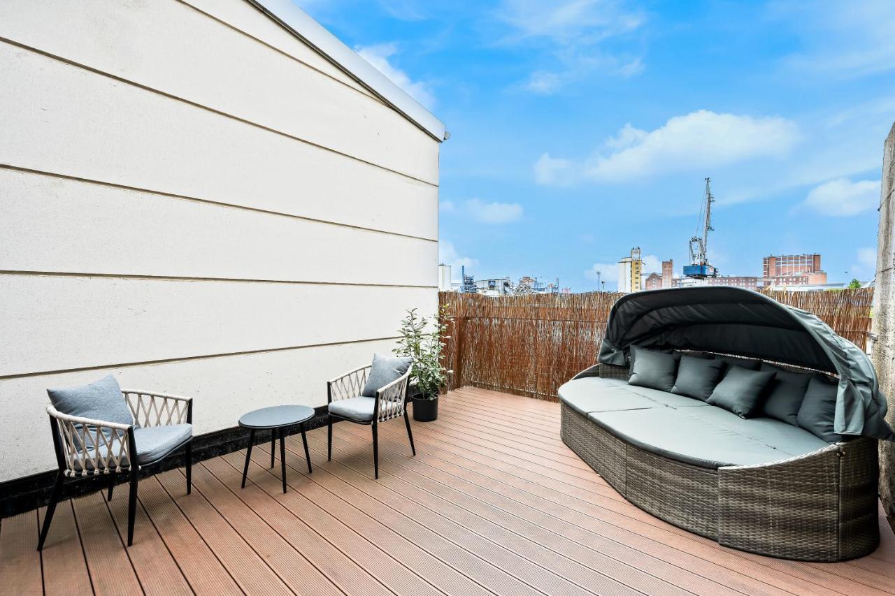 Lit Living - Luxus Loft - Box Spring - Air Con - Bbq - Panorama Apartment MHG Exterior photo